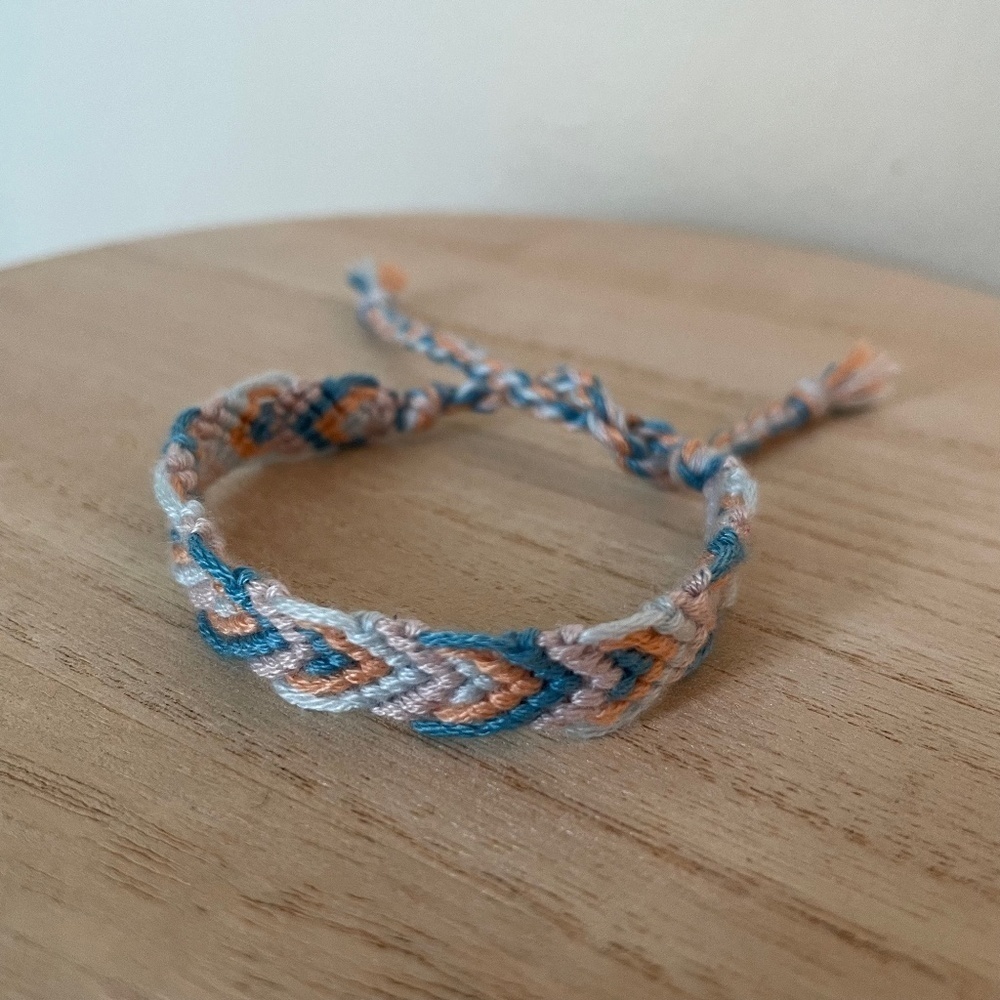 Cyan Woven Bracelet